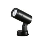 画像: 大光電機(DAIKO) LZW-60160YB アウトドア スポットライト 非調光 電源内蔵 電球色 LED フランジタイプ 防雨形 ブラック
