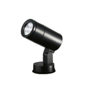 画像: 大光電機(DAIKO) LZW-60160YB アウトドア スポットライト 非調光 電源内蔵 電球色 LED フランジタイプ 防雨形 ブラック