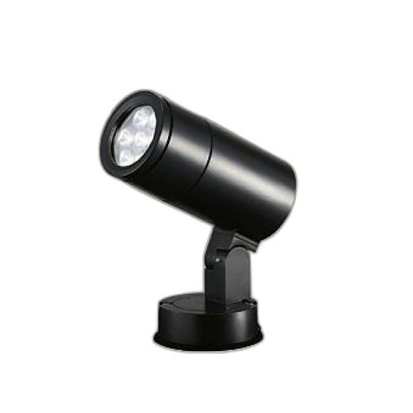 画像1: 大光電機(DAIKO) LZW-60160YB アウトドア スポットライト 非調光 電源内蔵 電球色 LED フランジタイプ 防雨形 ブラック (1)