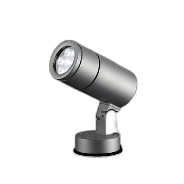 画像1: 大光電機(DAIKO) LZW-60160YS アウトドア スポットライト 非調光 電源内蔵 電球色 LED フランジタイプ 防雨形 シルバー (1)