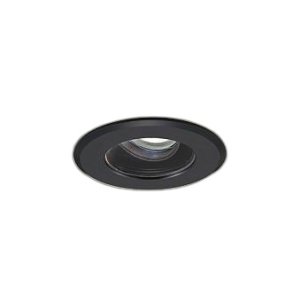 画像: 大光電機(DAIKO) LZW-9146ABM3 ダウンライト 埋込穴φ125 非調光 電源内蔵 温白色 LED 軒下用 防雨形 ブラック