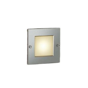 画像: 大光電機(DAIKO) LZW-91572YS アウトドア フットライト 非調光 電球色 LED 防雨形 シルバー