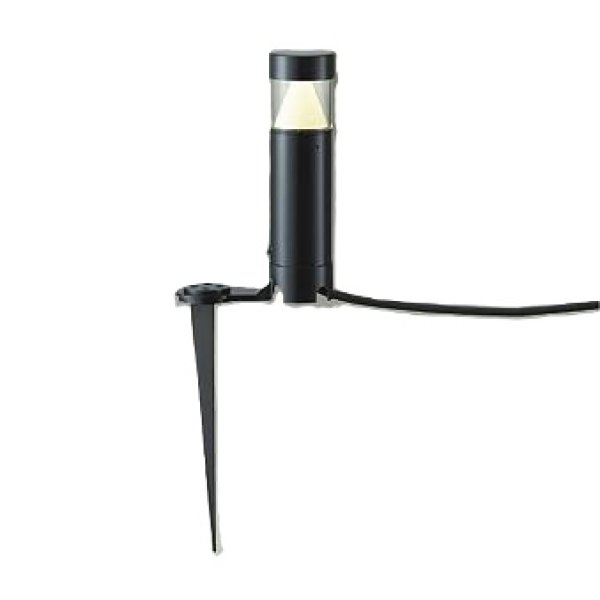 画像1: 大光電機(DAIKO) LZW-93577LB アウトドア ローポール 非調光 電球色 LED 下配光 防雨形 ブラック (1)