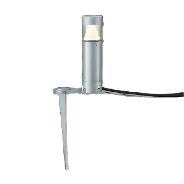 画像1: 大光電機(DAIKO) LZW-93577LS アウトドア ローポール 非調光 電球色 LED 下配光 防雨形 シルバー (1)