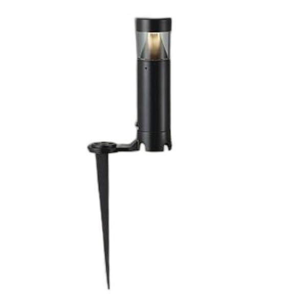 画像1: 大光電機(DAIKO) LZW-93579LB アウトドア ローポール 非調光 電球色 LED 下配光 防雨形 ブラック (1)