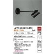 画像2: 大光電機(DAIKO) LZW-93869LBM アウトドア スポットライト 非調光 電源内蔵 電球色 LED アームタイプ 防雨形 ブラック (2)