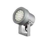 画像: 大光電機(DAIKO) LZW-93885YSM アウトドア スポットライト 非調光 灯具本体 フランジ別売 電球色 LED 防雨形 シルバー