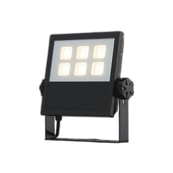 画像1: 大光電機(DAIKO) LZW-93915WB アウトドア ウォールスポット 非調光 灯具本体 アーム別売 電源内蔵 昼白色 LED 防雨形 ブラック (1)