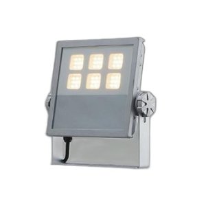 画像: 大光電機(DAIKO) LZW-93916WS アウトドア ウォールスポット 非調光 灯具本体 アーム別売 電源内蔵 昼白色 LED 防雨形 シルバー