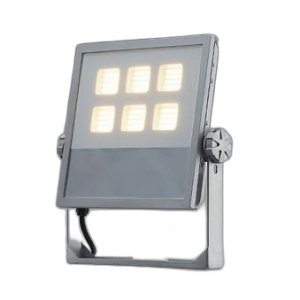 画像: 大光電機(DAIKO) LZW-93918WS アウトドア ウォールスポット 非調光 灯具本体 アーム別売 電源内蔵 昼白色 LED 防雨形 シルバー