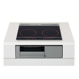 画像: パナソニック KZ-F1W6CL IHクッキングヒーター 2口IH Fシリーズ 幅60cm 光るリングあり 低電気容量 ブラック(KZ-K22CL3の後継品)