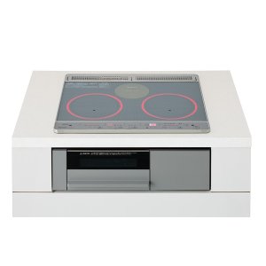 画像: パナソニック KZ-J1H6AST IHクッキングヒーター 2口IH+ラジエント Jシリーズ 幅60cm 光るリングあり シルバー(KZ-L32ASTの後継品)