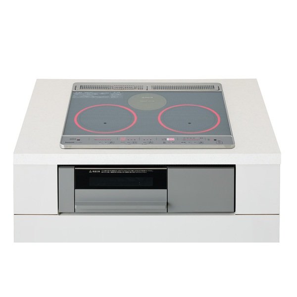 画像1: パナソニック KZ-J1H6AST IHクッキングヒーター 2口IH+ラジエント Jシリーズ 幅60cm 光るリングあり シルバー(KZ-L32ASTの後継品) (1)