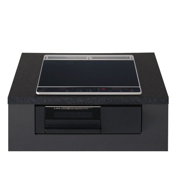 画像1: パナソニック KZ-N1H6AK IHクッキングヒーター 2口IH+ラジエント Nシリーズ 幅60cm 光るリングなし ブラック (1)