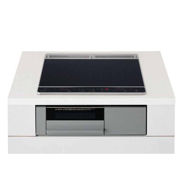 画像1: パナソニック KZ-N1H6AS IHクッキングヒーター 2口IH+ラジエント Nシリーズ 幅60cm 光るリングなし ブラック (1)