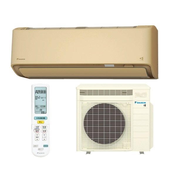 画像1: ダイキン S366ATRS-C エアコン 12畳 ルームエアコン RXシリーズ うるるとさらら 単相100V 20A 12畳程度 ベージュ (S365ATRS-C 後継品) ♪ (1)