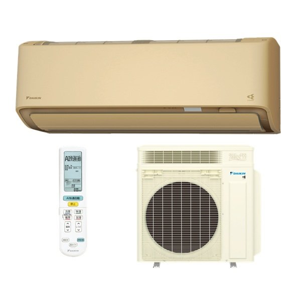 画像1: ダイキン S406ATRP-C エアコン 14畳 ルームエアコン RXシリーズ うるるとさらら 単相200V 20A 14畳程度 ベージュ (S405ATRP-C 後継品) ♪ (1)