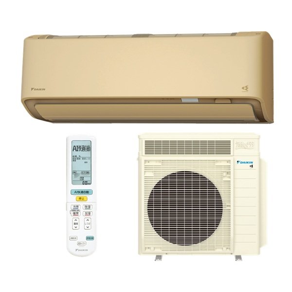 画像1: ダイキン S716ATRP-C エアコン 23畳 ルームエアコン RXシリーズ うるるとさらら 単相200V 20A 23畳程度 ベージュ (S715ATRP-C 後継品) ♪ (1)