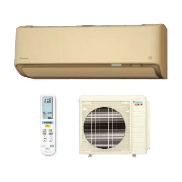画像1: ダイキン S286ATDP-C エアコン 10畳 ルームエアコン DXシリーズ スゴ暖 単相200V 20A 10畳程度 ベージュ (S285ATDP-C 後継品) ♪ (1)