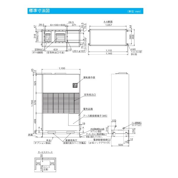 画像3: 日立 RK-NP8L2 業務用・産業用除湿器 床置タイプ 定速型 再熱専用機 8馬力 ♪ (3)