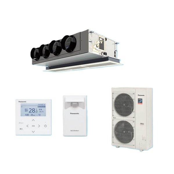 画像1: パナソニック PA-P160F7GBC 業務用エアコン 天井ビルトインカセット形 XEPHY Premium エコナビ シングル P160形 6.0馬力 三相200V ♪ (1)