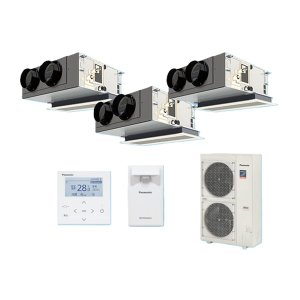 画像: パナソニック 『PA-P160F7GTBC＋分岐管』 業務用エアコン 天井ビルトインカセット形 XEPHY Premium エコナビ 同時トリプル P160形 6.0馬力 三相200V ♪