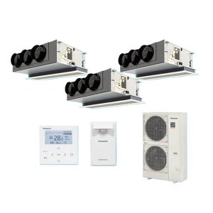 画像: パナソニック 『PA-P224F7GTBC＋分岐管』 業務用エアコン 天井ビルトインカセット形 XEPHY Premium エコナビ 同時トリプル P224形 8.0馬力 三相200V ♪