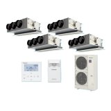 画像: パナソニック 『PA-P280F7GVBC＋分岐管』 業務用エアコン 天井ビルトインカセット形 XEPHY Premium エコナビ 同時ダブルツイン P280形 10.0馬力 三相200V ♪