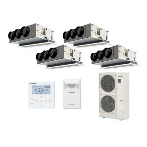 画像: パナソニック 『PA-P280F7GVBC＋分岐管』 業務用エアコン 天井ビルトインカセット形 XEPHY Premium エコナビ 同時ダブルツイン P280形 10.0馬力 三相200V ♪