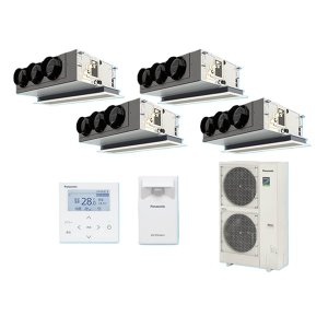 画像: パナソニック 『PA-P280F7HVBC＋分岐管』 業務用エアコン 天井ビルトインカセット形 XEPHY Eco エコナビ 同時ダブルツイン P280形 10.0馬力 三相200V ♪