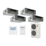 画像: パナソニック 『PA-P224FE7GVBCL＋分岐管』 業務用エアコン ビルトインオールダクト形 XEPHY Premium エコナビ 同時ダブルツイン P224形 8.0馬力 三相200V ♪