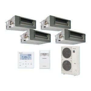 画像: パナソニック 『PA-P224FE7GVBCL＋分岐管』 業務用エアコン ビルトインオールダクト形 XEPHY Premium エコナビ 同時ダブルツイン P224形 8.0馬力 三相200V ♪