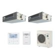画像1: パナソニック 『PA-P140FE7HDBC＋分岐管』 業務用エアコン ビルトインオールダクト形 XEPHY Eco エコナビ 同時ツイン P140形 5.0馬力 三相200V ♪ (1)