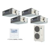 画像: パナソニック 『PA-P224FE7HVNBC＋分岐管』 業務用エアコン ビルトインオールダクト形 XEPHY Eco 標準 同時ダブルツイン P224形 8.0馬力 三相200V ♪