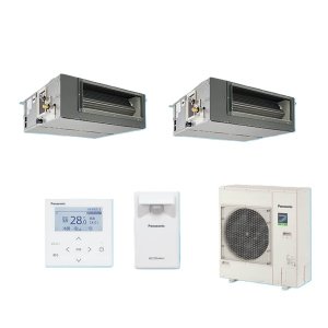 画像: パナソニック 『PA-P112FE7HDBCL＋分岐管』 業務用エアコン ビルトインオールダクト形 XEPHY Eco エコナビ 同時ツイン P112形 4.0馬力 三相200V ♪