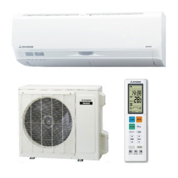 画像1: 三菱重工 SRK8026S2-W エアコン 26畳 ルームエアコン Sシリーズ ビーバーエアコン 単相200V 20A 26畳程度 ファインスノー (SRK8025S2-Wの後継品) ♪ (1)