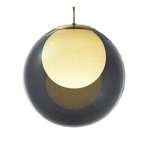 画像1: 大光電機(DAIKO) DPN-42235Y ペンダント 非調光 電球色 LED ランプ付 フランジタイプ スモーク (1)