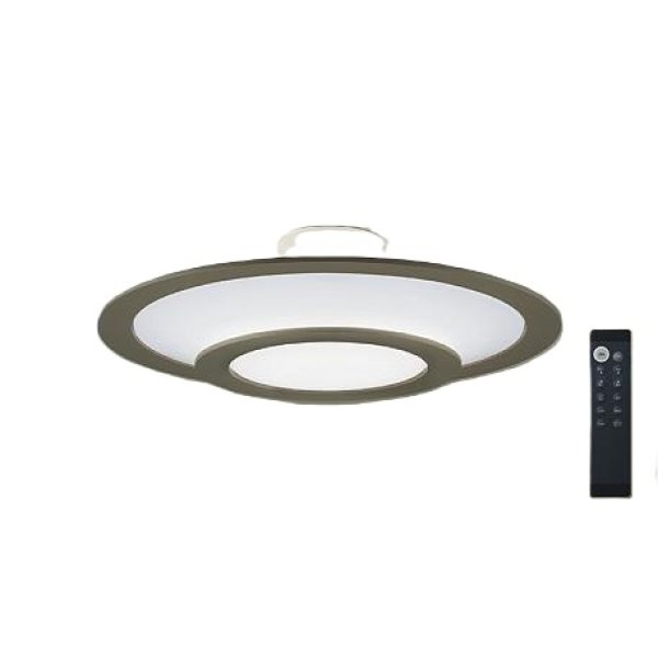 画像1: 大光電機(DAIKO) DCL-42318 シーリング 8畳 調色調光 LED内蔵 プルレス リモコン付 グレー (1)