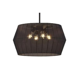 画像: 大光電機(DAIKO) DPN-42285YG ペンダント 調光(調光器別売) キャンドル色 LED ランプ付 フランジタイプ ブラック