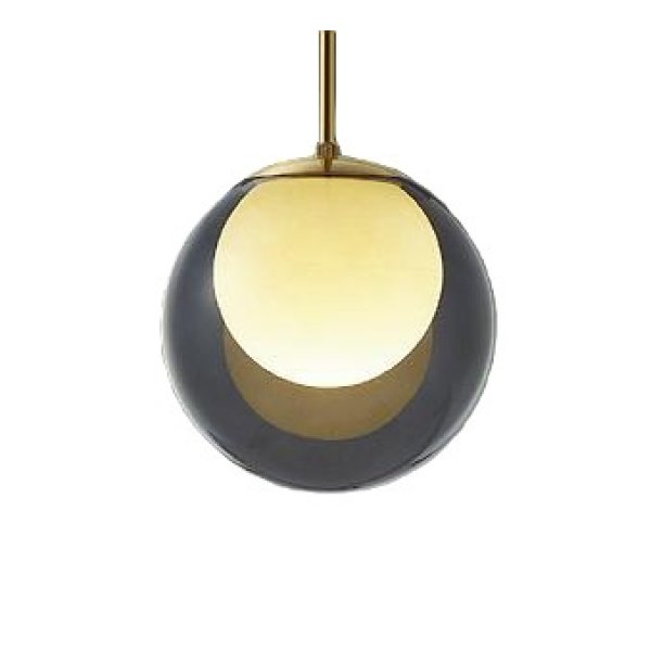 画像1: 大光電機(DAIKO) DPN-42233Y ペンダント 非調光 電球色 LED ランプ付 プラグタイプ スモーク (1)