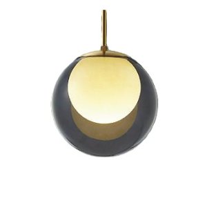 画像: 大光電機(DAIKO) DPN-42234Y ペンダント 非調光 電球色 LED ランプ付 フランジタイプ スモーク