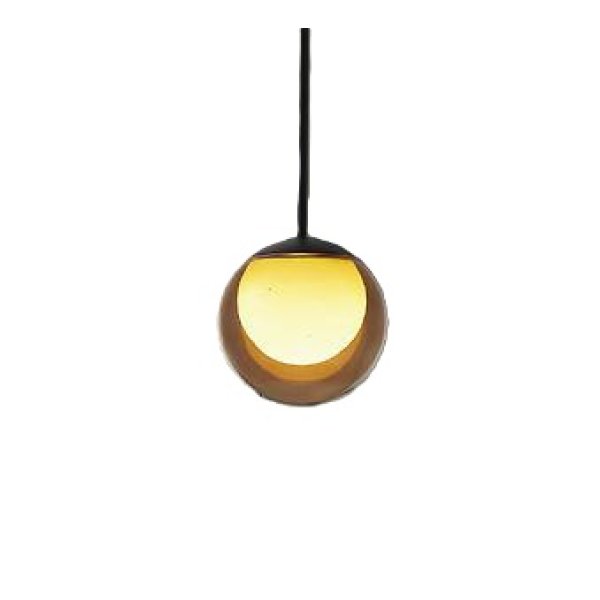 画像1: 大光電機(DAIKO) DPN-42236Y ペンダント 非調光 電球色 LED内蔵 プラグタイプ アンバー (1)