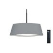 画像1: 大光電機(DAIKO) DPN-42378 ペンダント 10畳 調色調光 LED内蔵 プルレス リモコン付 フランジタイプ ライトグレー (1)