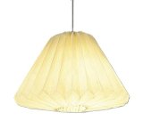 画像: 大光電機(DAIKO) DPN-42016Y ペンダント 非調光 電球色 LED ランプ付 フランジタイプ ホワイト