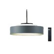画像1: 大光電機(DAIKO) DPN-42377 ペンダント 10畳 調色調光 LED内蔵 プルレス リモコン付 フランジタイプ ネイビーグレーサテン (1)