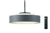 画像: 大光電機(DAIKO) DPN-42377 ペンダント 10畳 調色調光 LED内蔵 プルレス リモコン付 フランジタイプ ネイビーグレーサテン