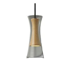 画像: 大光電機(DAIKO) DPN-42307YG ペンダント 調光(調光器別売) 電球色 LED ランプ付 フランジタイプ 木製