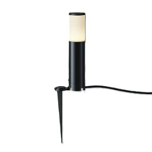 画像: 大光電機(DAIKO) DWP-42427Y アウトドアライト ポール灯 非調光 電球色 LED ランプ付 防雨形 ブラック