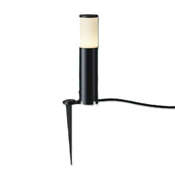 画像1: 大光電機(DAIKO) DWP-42427Y アウトドアライト ポール灯 非調光 電球色 LED ランプ付 防雨形 ブラック (1)