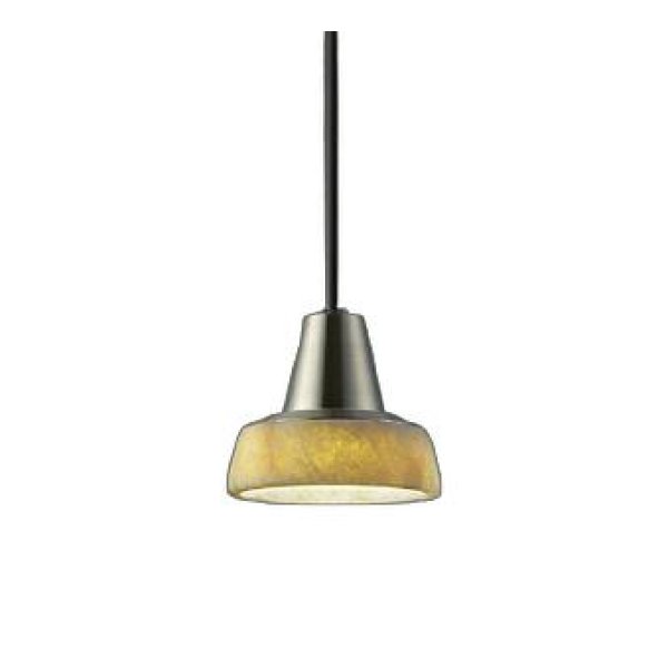 画像1: 大光電機(DAIKO) DPN-42298YG ペンダント 調光(調光器別売) 電球色 LED ランプ付 プラグタイプ ニッケルヘアラインメッキ (1)